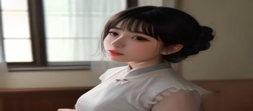 伊人婷婷约会穿搭场景，年轻女性身着玫瑰粉针织衫与A字裙，在咖啡馆窗边微笑，暖光氛围柔美浪漫